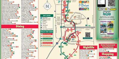 Карта Арланда Інтэрнэшнл драйв