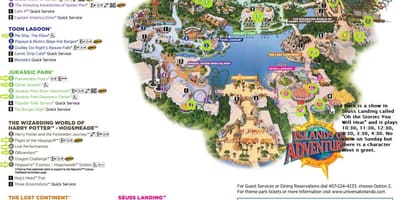 Студыі Universal выспы прыгод карце