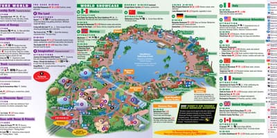 ЭПКОТ свет Дыснею карце